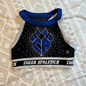 cheer athletics practice wear top